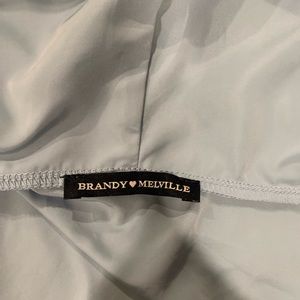 Light blue Brandy Melville rain jacket adult S, worn once , great condition !!